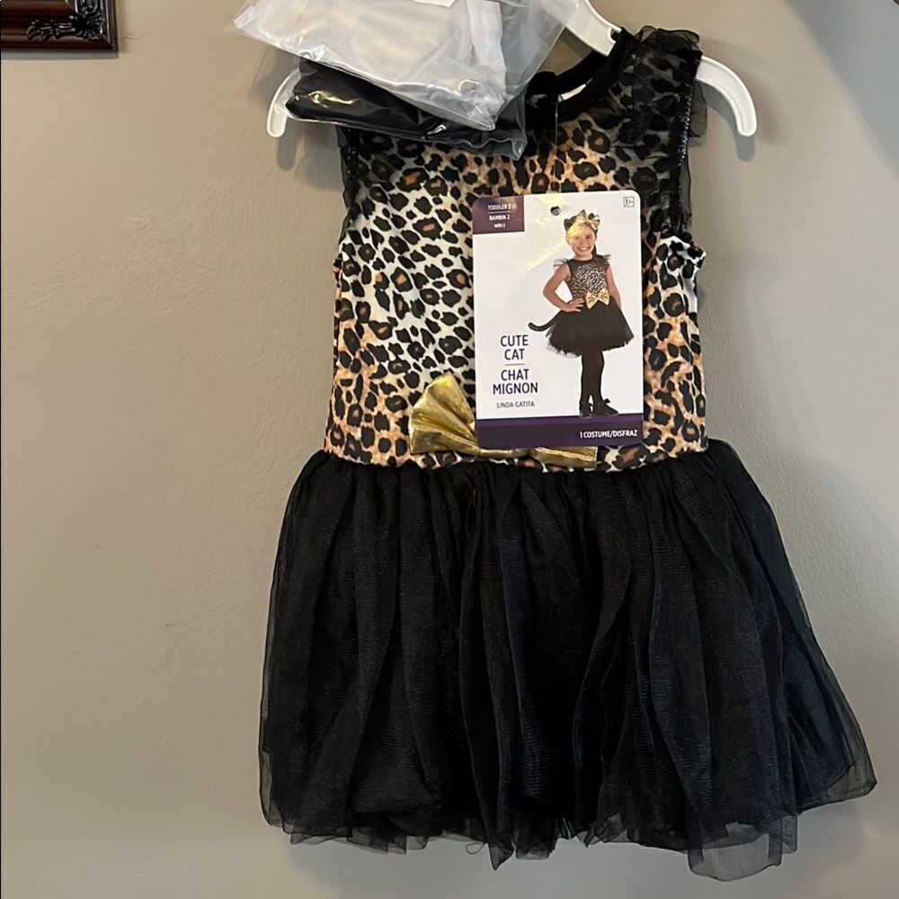 Leopard Print Cat Costume for Kids